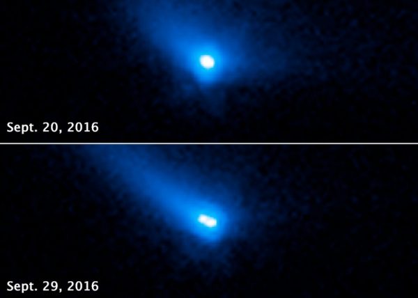 comete binaire objet stellaire hybride nasa hubble