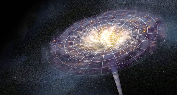 espace-temps singularite trou noir