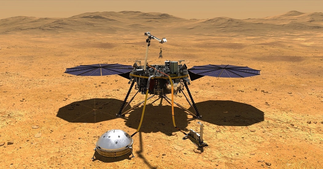 Insight Atterrissage R Ussi Sur Mars Voici Les Premi Res Photos