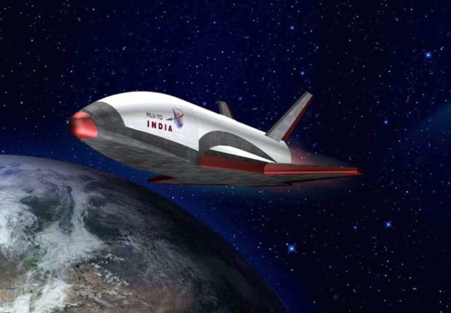 isro space shuttle rendu prototype