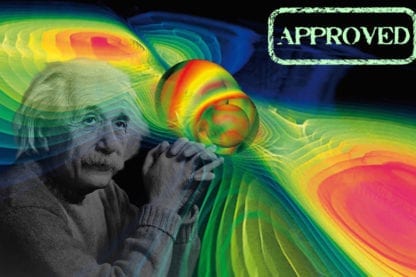 ondes gravitationnelles détectées approuvé confirmé einstein relativité