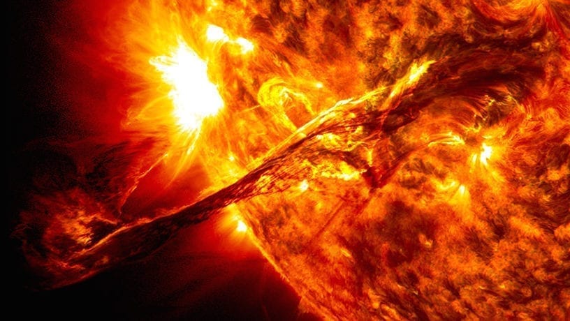 éruptions soleil eruption super flares