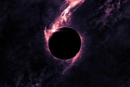 trou noir supermassif trou noir espace gravité masse déformation