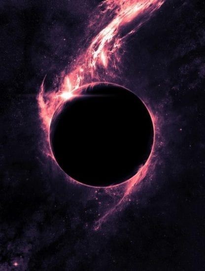 trou noir supermassif trou noir espace gravité masse déformation