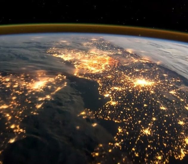 europe espace ISS vidéo terre