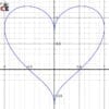 coeur équation saint-valentin calculette calculatrice graphique