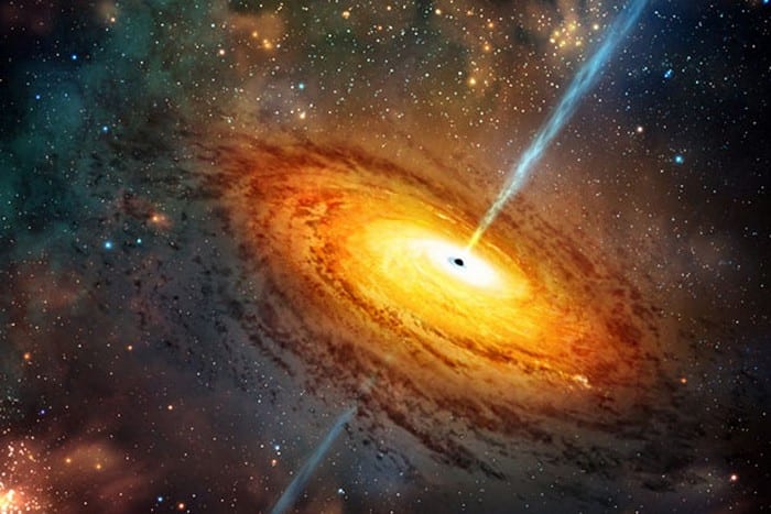 quasar espace trou noir supermassif
