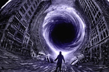 trou noir blackhole ville aspiration expérimentation hawking
