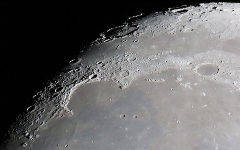 lune mer des pluies astéroïdes cratères découverte