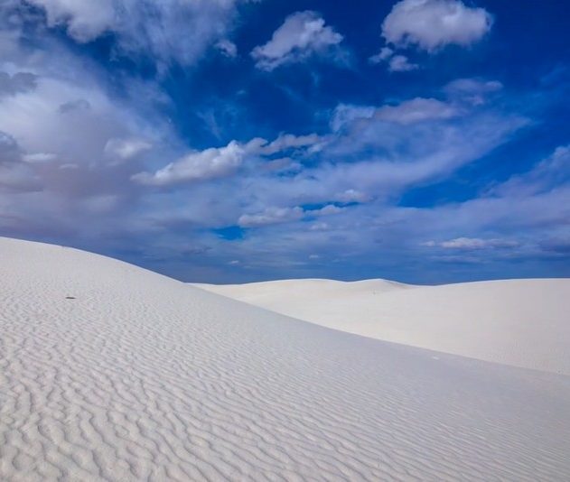 white sand dunes nouveau mexique sable gypse désert