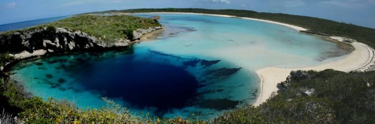 trou bleu dean bahamas cavité sous marine