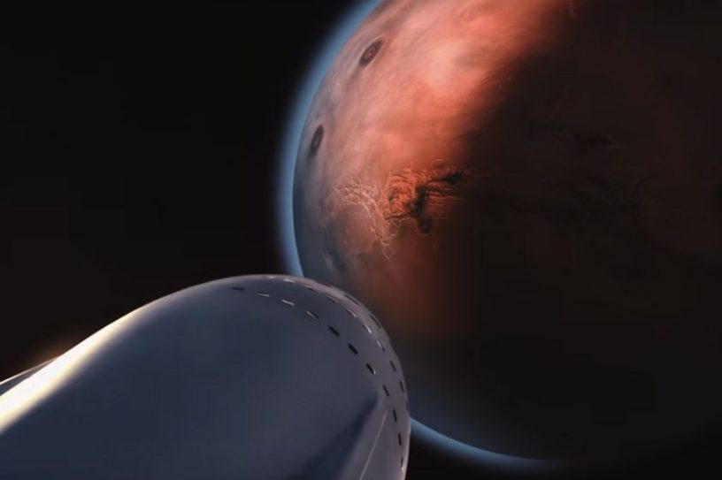 spacex colonisation mars elon musk ITS interplanetaire transport systeme