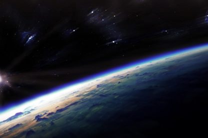 atmosphère terre terrestre oxygène dioxyde de carbone espace
