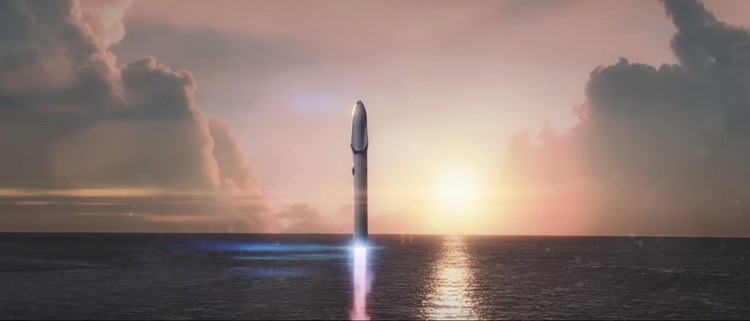 fusée spacex réutilisable lancement