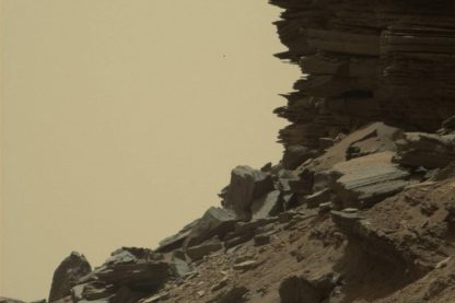 mars roche stratifiée rover curiosity paysage martien mont sharp aeolis mons roches versant colline