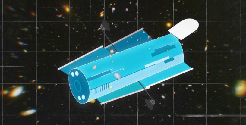 hubble deep field champ profond telescope spatial
