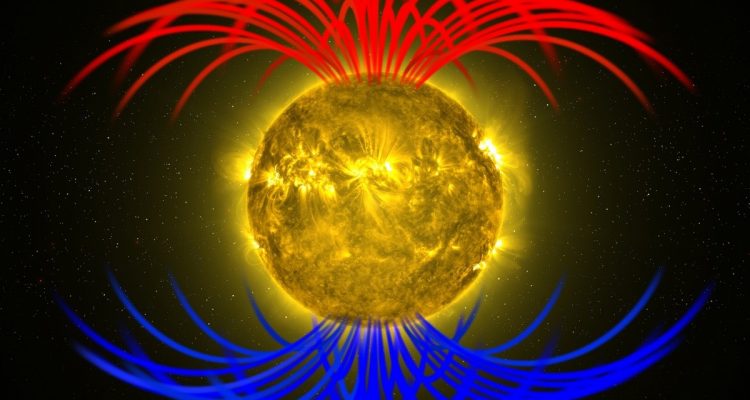 champ magnetique du soleil