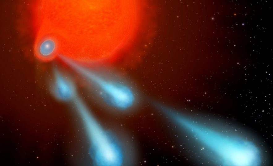 boules de plasma ejectées étoiles telescope spatial hubble