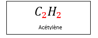 formule brute acetylene acétylène
