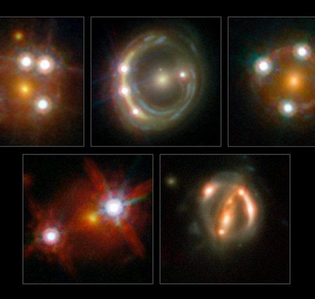constante hubble lentilles gravitationnelles quasar