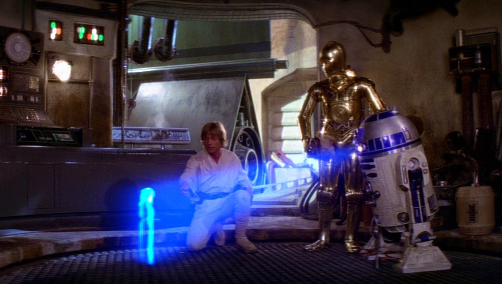 Un hologramme 3D que l'on peut toucher comme dans Star Wars !