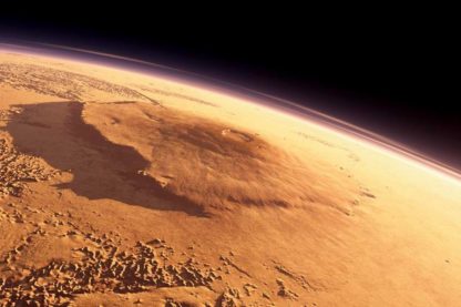 Mars olympus mons planète rouge volcan