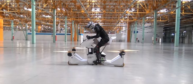 hover drone hoversurf hoverbike vol monoplace aéronef véhicule volant