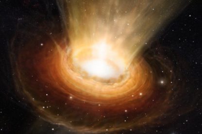 trou noir simulation horizon événements