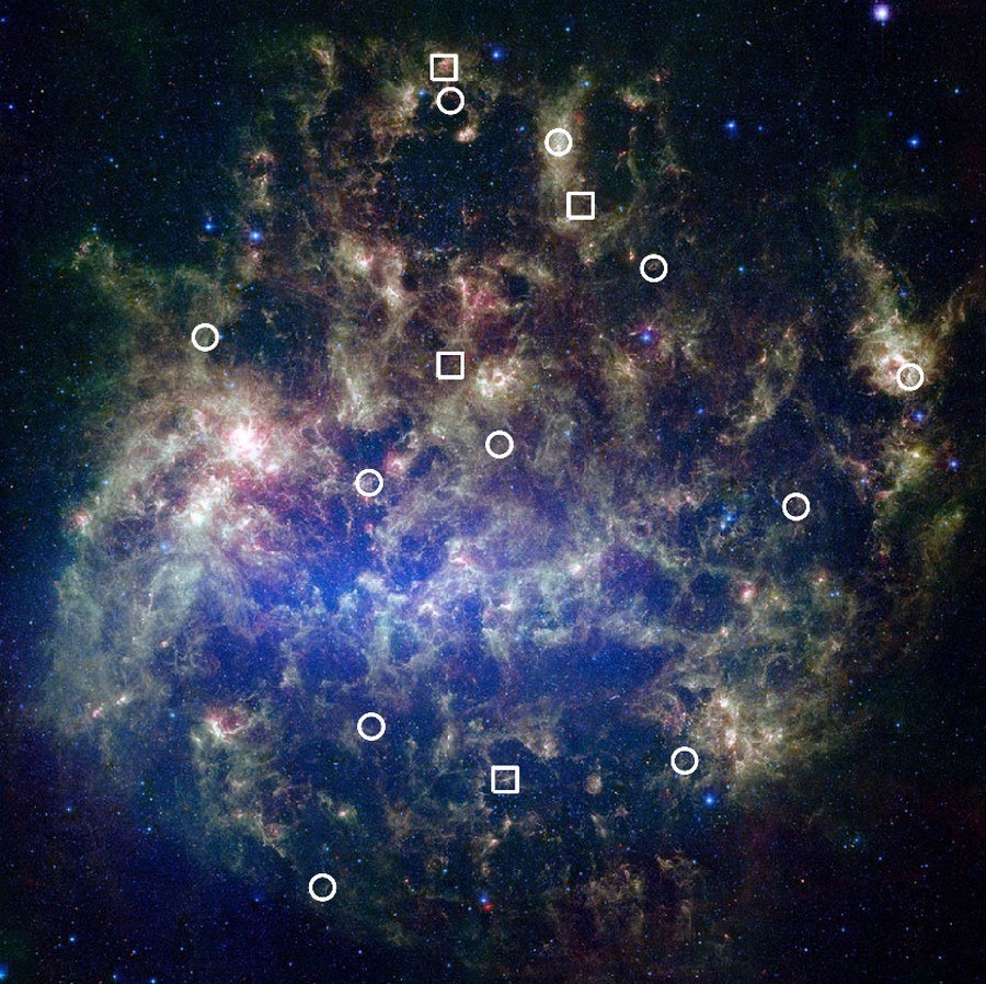 15 étoiles amas stellaire découverte jeunes formation