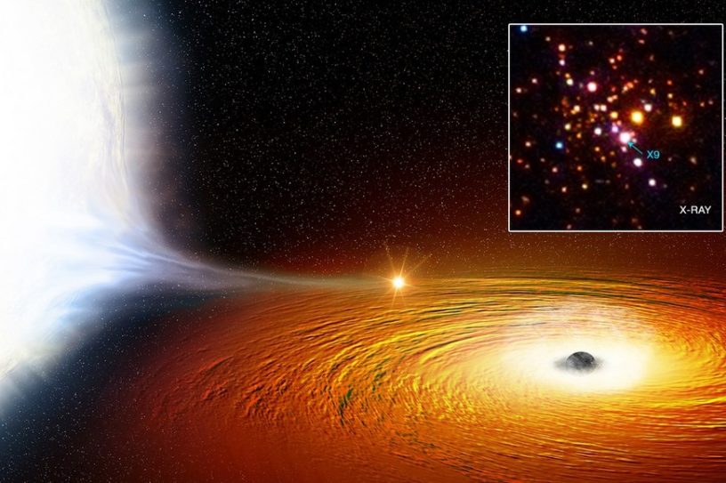 47tucanae etoile orbite proche trou noir amas globulaire