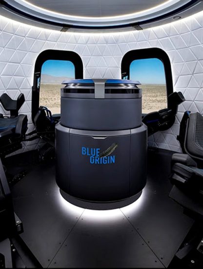 Blue Origin capsule new shepard fusée