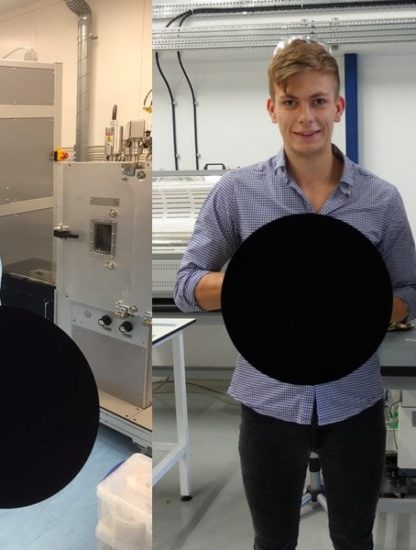 Surrey Nano Systems vantablack spray noir bidimensionnel tridimensionnel