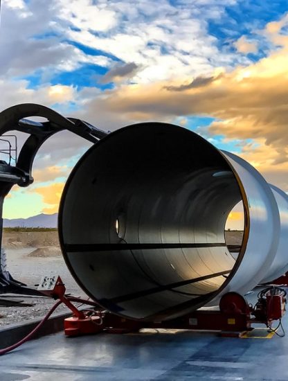hyperloop tube one construction transport rapide révolutionnaire