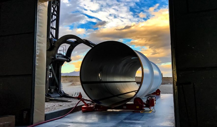 hyperloop tube one construction transport rapide révolutionnaire
