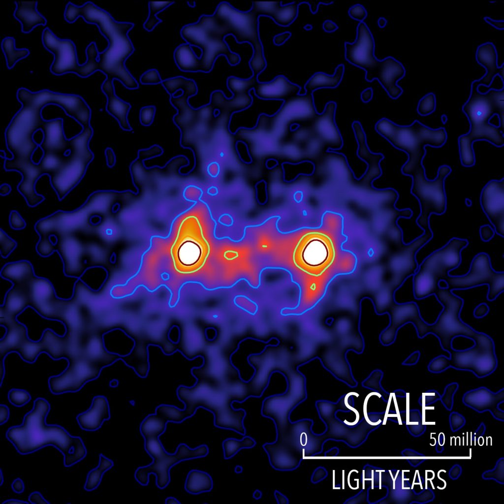 filaments de matière noire galaxie