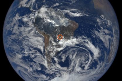 nasa terre telescope flash reflet lumineux soleil lumière