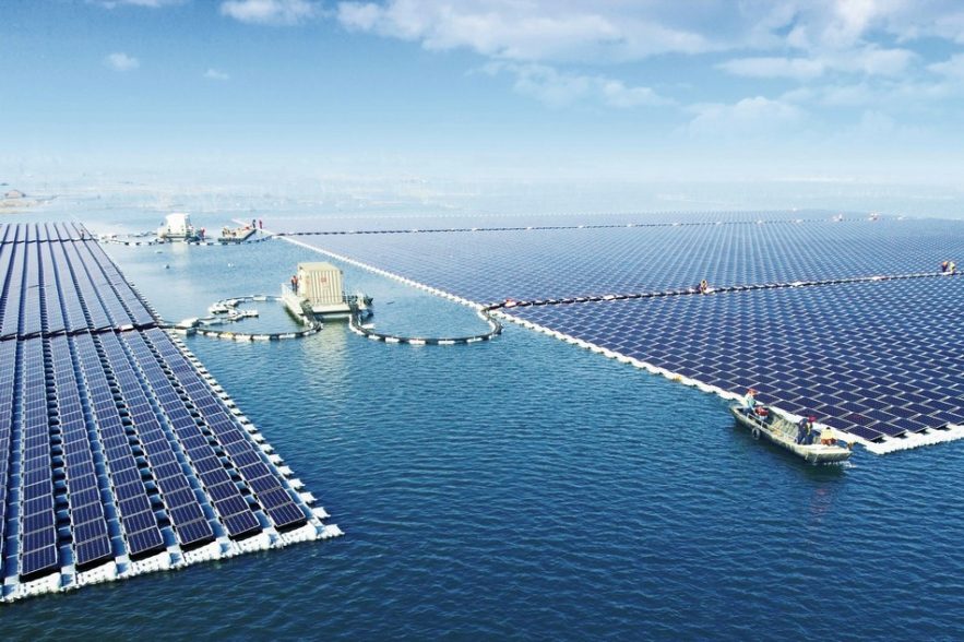 energie renouvelable solaire flottant chine