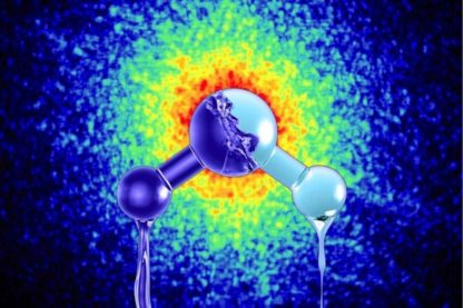 h2o molécule eau etat phase liquide solide glace