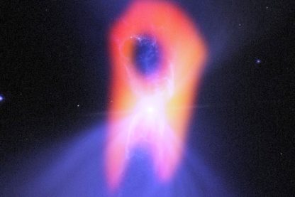 nebuleuse boomerang étoile naine géante rouge jaune ALMA telescope Chili temperature extreme titre