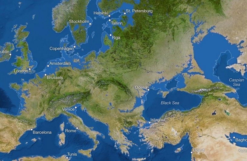 fonte glace europe terre modification