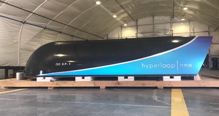 hyperloop one capsule xp1