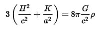 equations friedmann