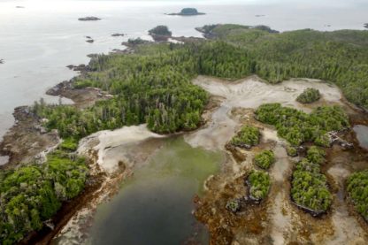 triquet island canada village ancien découverte