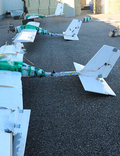 attaque drone organises russie syrie bombe explosifs