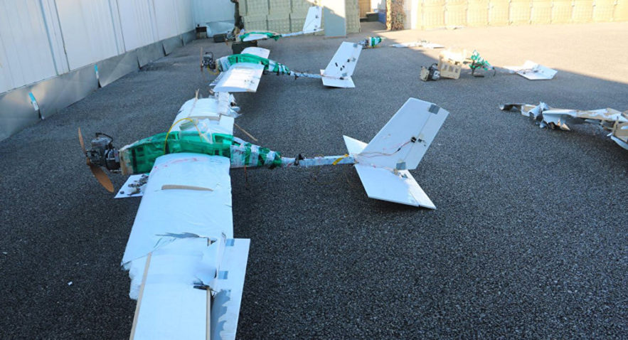 attaque drone organises russie syrie bombe explosifs