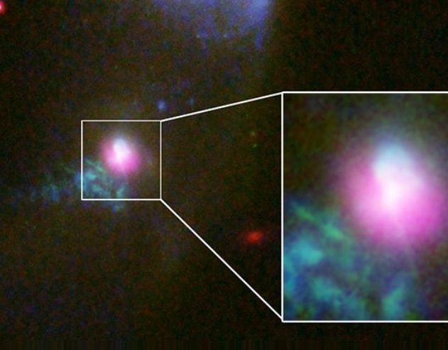 SDSSJ13541327 galaxie-bulles fermi