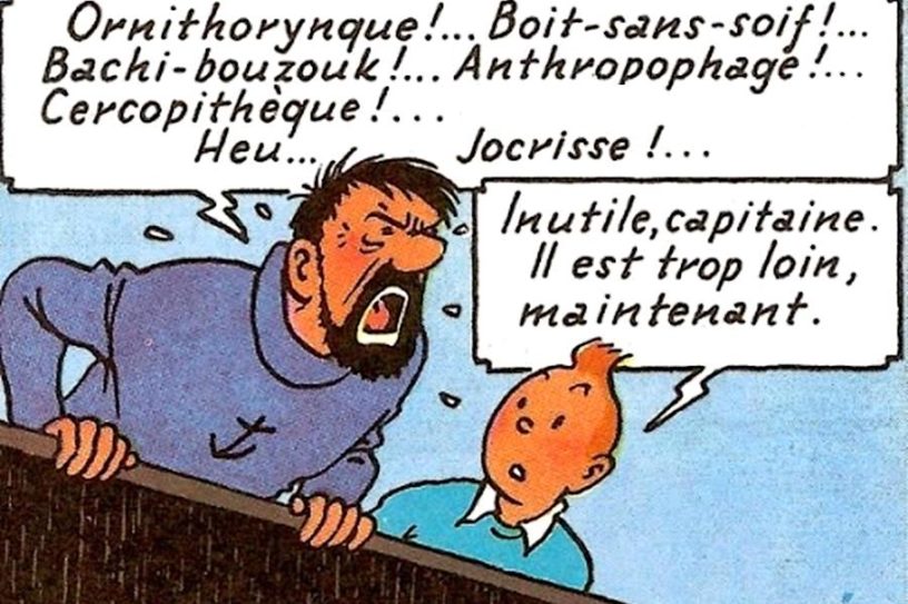 jurons capitaine Haddock tintin