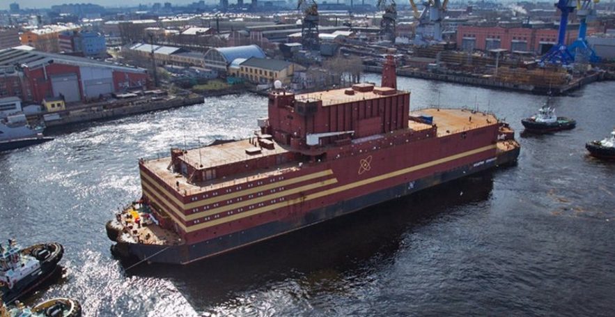 centrale nucleaire russie flottante reacteur