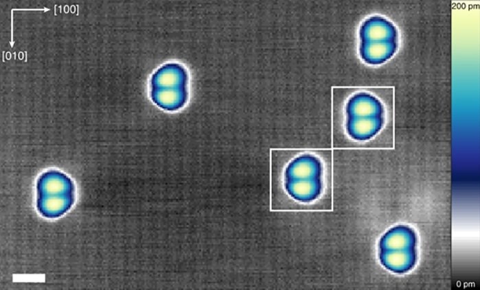 atomes cobalt microscope effet tunnel