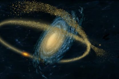 histoire galaxie flux stellaires